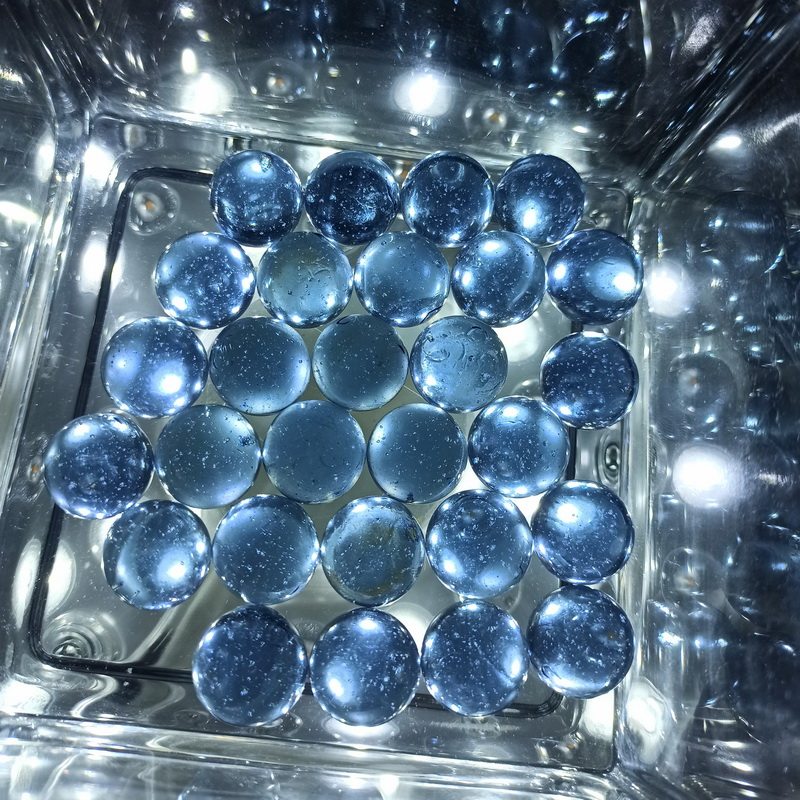 Aquarium Marine Fish - Glass Marble 14/16/17mm Colored Glass Beads
