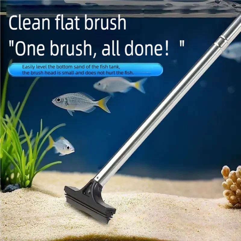 Telescopic Aquarium Algae Scra - Aquarium Marine Sand ulasan dan harga