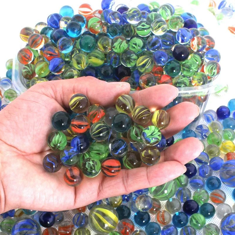 50Pcs 14mm Colorful Glass Marb - Aquarium Marine Fish ulasan dan harga