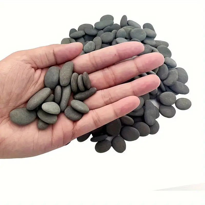 20Pcs Natural River Rocks Smoo - Aquarium Marine Fish ulasan dan harga