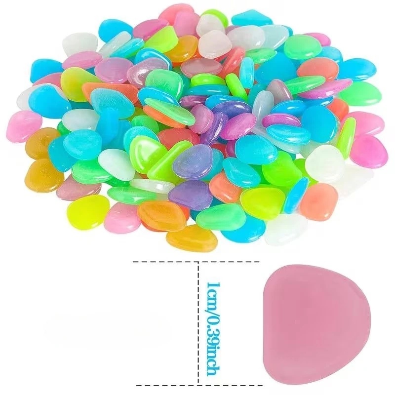 50-200pcs Glow in The Dark Peb - Aquarium Marine Plants ulasan dan harga