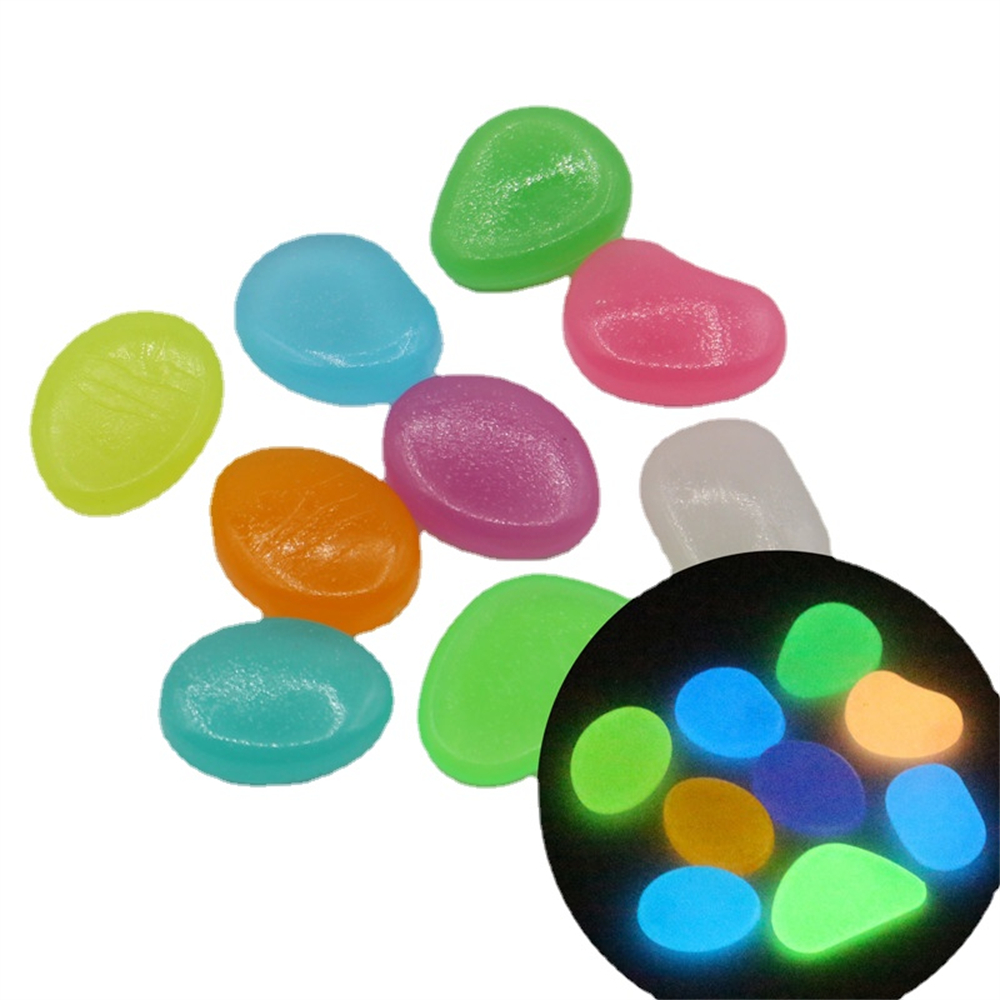 50pcs Luminous Stone Fluoresce - Aquarium Marine Fish ulasan dan harga