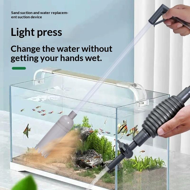 5 in 1 Fish Tank Siphon Gravel - Aquarium Marine Sand ulasan dan harga