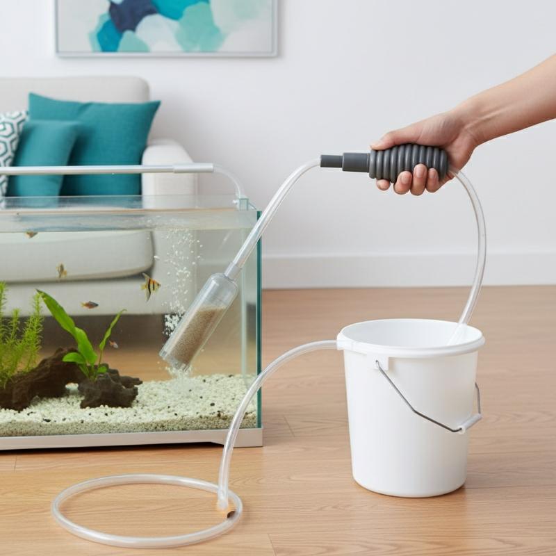 5 in 1 Fish Tank Siphon Gravel - Aquarium Marine Sand ulasan dan harga