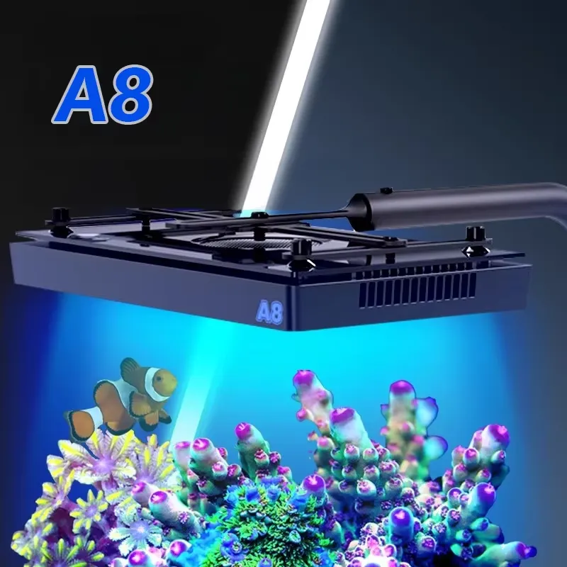 A8SE II Max Blue 240W WiFi App - Aquarium Marine Fish ulasan dan harga